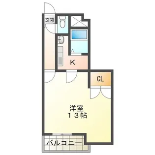 クリスタルハイツ【3階】の間取り