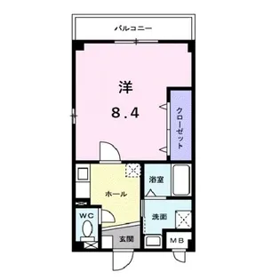 カーサ ヴェルデ【2階】の間取り