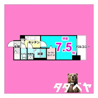 エスリード新栄プライム【10階】の間取り