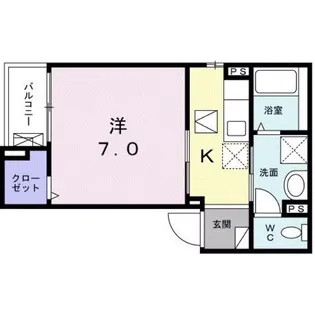 東京都目黒区下目黒3【アパート】の間取り