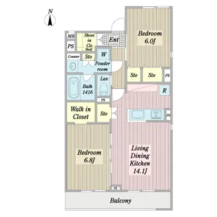 Excellen III【2階】の間取り