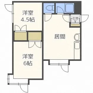 カーサエスパシオ【3階】の間取り
