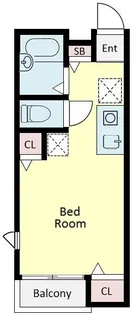 東京都品川区中延5【アパート】の間取り