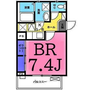 アルカンシェル子安通【1階】の間取り