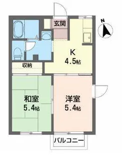 サンテ・ミリオンA【2階】の間取り