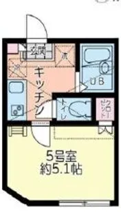 リーヴェルポート横浜南エミール E【2階】の間取り