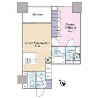 T-puente【10階】の間取り