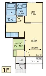 ブレス【1階】の間取り
