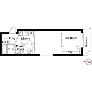 オークプレイス学芸大学【4階】の間取り