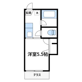 神奈川県海老名市国分北1【アパート】の間取り