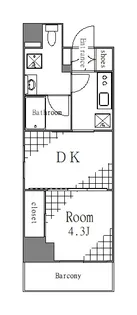 SYFORME MORISHITA【9階】の間取り
