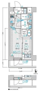 ブライズ宮崎台【1階】の間取り