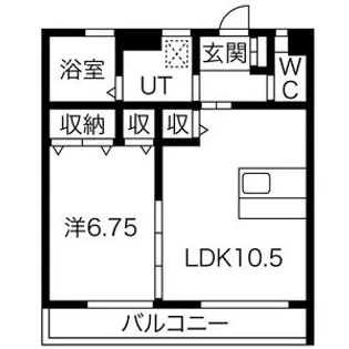 サンピュア エミール【2階】の間取り