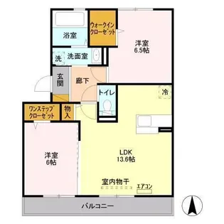 メルシー B【3階】の間取り