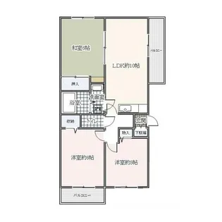 アービスFW【3階】の間取り