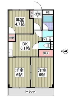 ニューオカダパールマンション【2階】の間取り