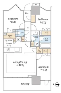 千葉県千葉市美浜区若葉3【マンション】の間取り