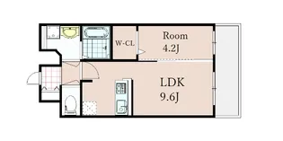 プレサンスTHE KYOTO 華苑【6階】の間取り