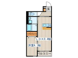 オリーブ3番館【1階】の間取り