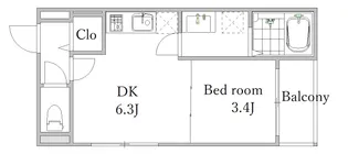 サプニィ荒中町【2階】の間取り