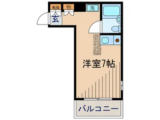 第二日進ハイツ【1階】の間取り