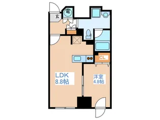 ルラシオン札幌駅前【3階】の間取り