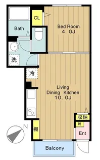 ベルクハウゼ【1階】の間取り