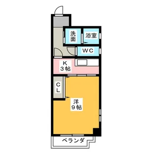 ユーハイツ三和II【2階】の間取り