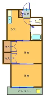エリートビル横川町【2階】の間取り