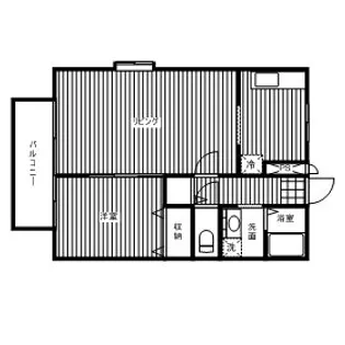 ベルレージュ【2階】の間取り