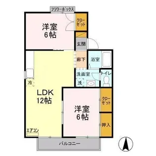 サンモールおゆみ野 A【2階】の間取り