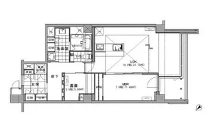 ストーリア赤坂【4階】の間取り