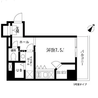 グロースメゾン新横浜【3階】の間取り