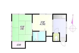 ナンブハイム3【2階】の間取り