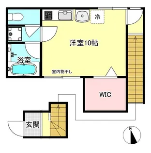 ティサージュ屋形【2階】の間取り
