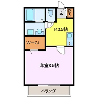 PACE【2階】の間取り
