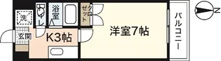 バオバブ白島【7階】の間取り