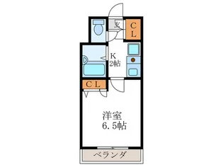 ピラ-ズ御所西【4階】の間取り