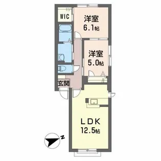 シャーメゾン195【2階】の間取り