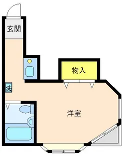サンフラワーハイツ【2階】の間取り