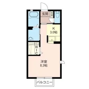 アプロードA【2階】の間取り