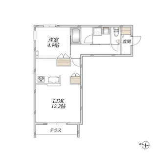 へーベルメゾン西巣鴨【1階】の間取り