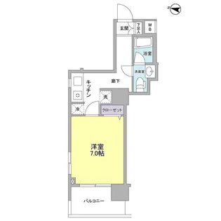 アイルズ東中野【5階】の間取り