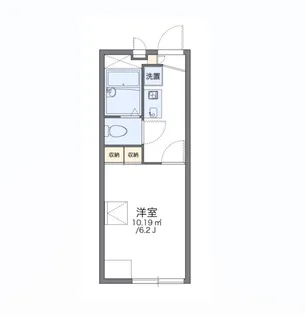 レオパレス玉川学園【1階】の間取り