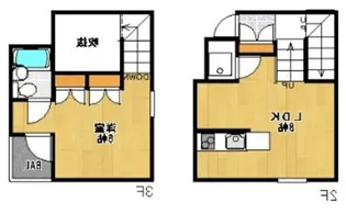 カーサハーツ【2階】の間取り