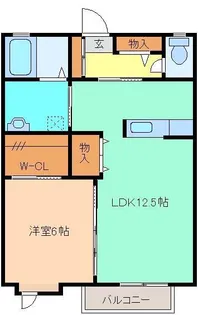ラフィーネコートII(ShaMaison)【1階】の間取り