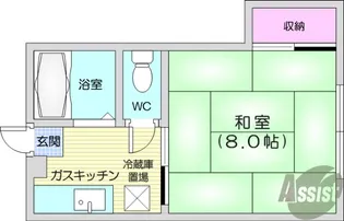 小幡ハイツ【2階】の間取り