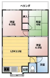 サンハイムM5【3階】の間取り