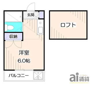 コーポユウエーI【1階】の間取り