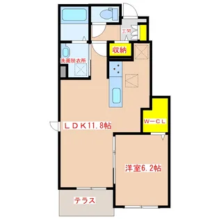 ファミーユII【1階】の間取り